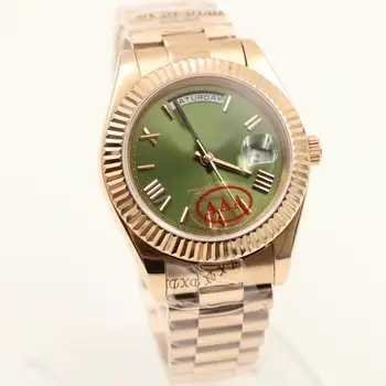 

luxury band watch DAYDATE automatic mechanical 40MM 18K men AAA watchres Stainless steel Wristwatch no battery 2813 rolexable