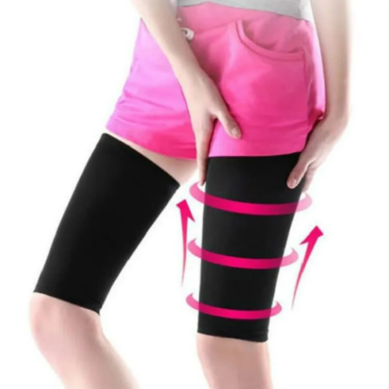 2pcs Losing Weight Calories Off Compression Arm Leg Shaper Sleeve Varicose Veins Support Elbow Sock Slimming Wrap Anti Cellulite