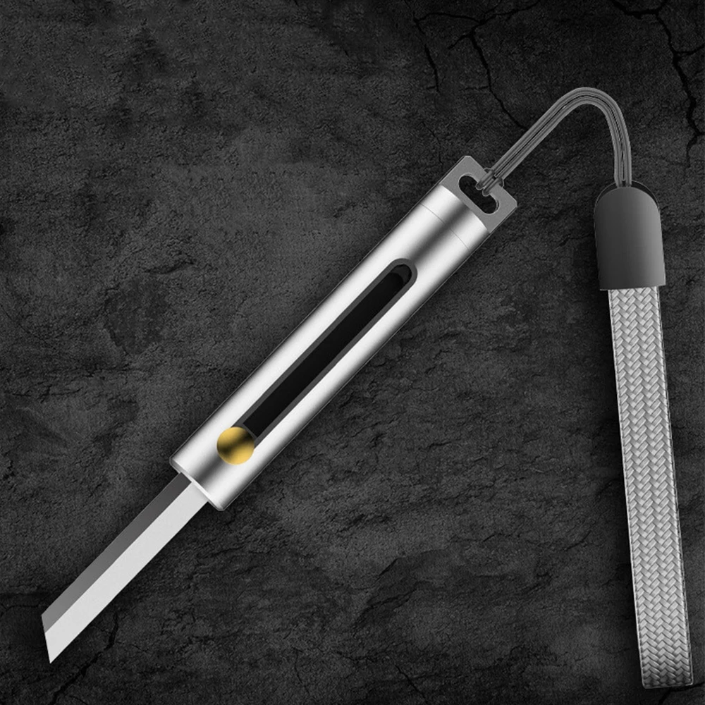 Открытый EDC инструмент портативный мини-нож Карманный резак для бумаги Телескопический инструмент брелок креативный складной телескопический EDC нож