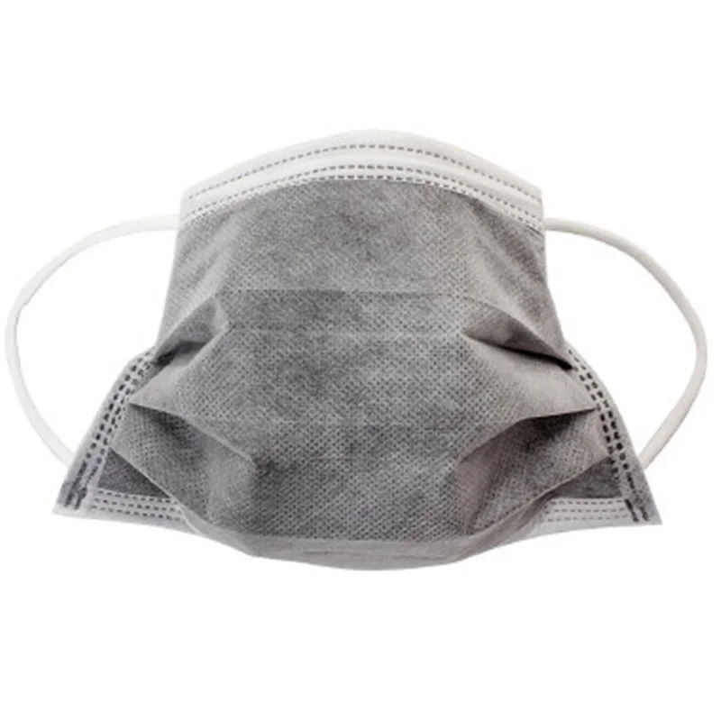 

50pcs Disposable 4 layers Activated Carbon Mask Anti Virus Vacteria Proof Non Woven Masks