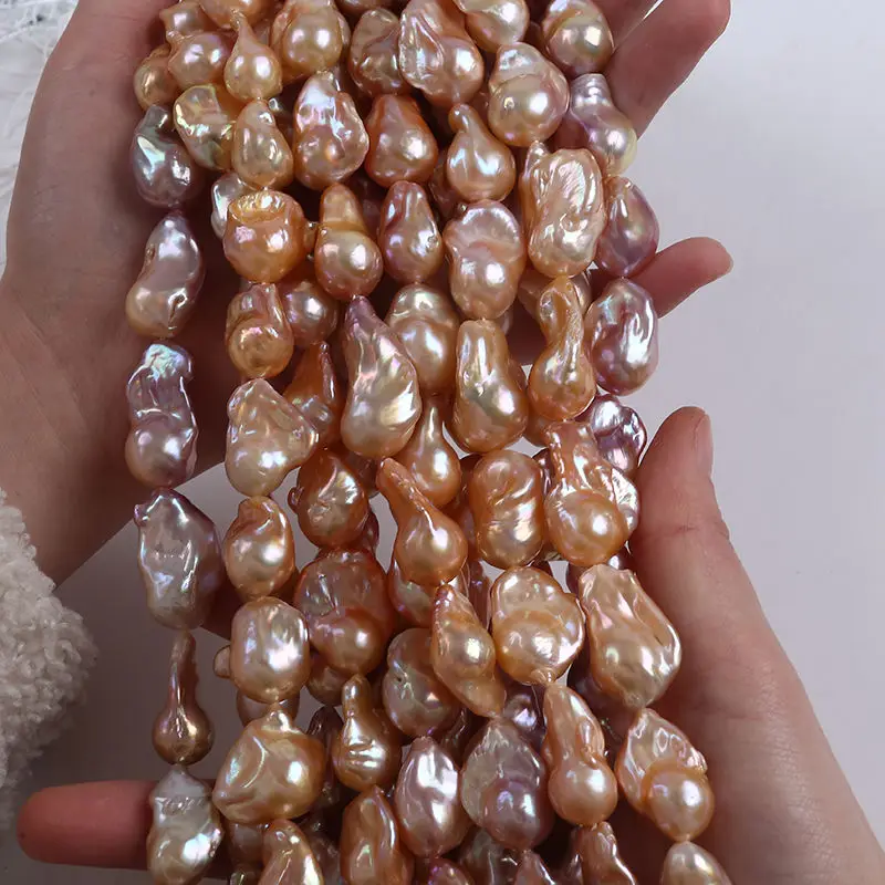 

Хорошее качество, заводская цена, 15-20 мм, натуральные светло-серые, розовые, фиолетовые, пресноводные большие фотоэлементы, ювелирные изделия «сделай сам»