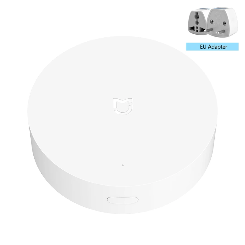 Add EU Plug Xiao mi jia Многофункциональный шлюз ZigBee wifi Bluetooth сетчатый концентратор умный дом концентратор Работает с mi Home APP и Apple Homekit - Цвет: Add EU Plug