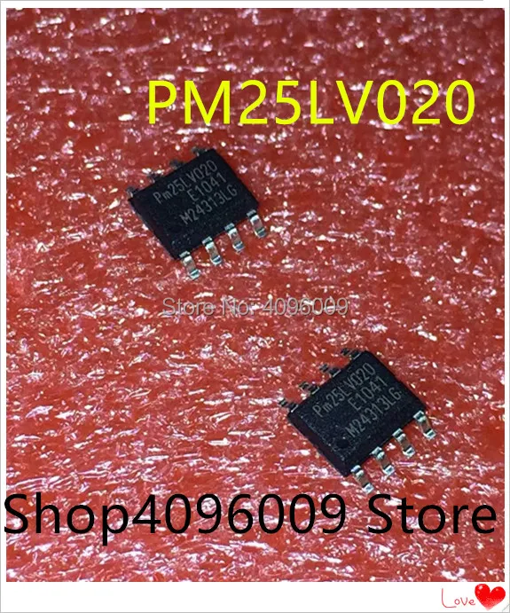 10 шт./лот PM25LV020 25LV020 лапками углублением SOP-8
