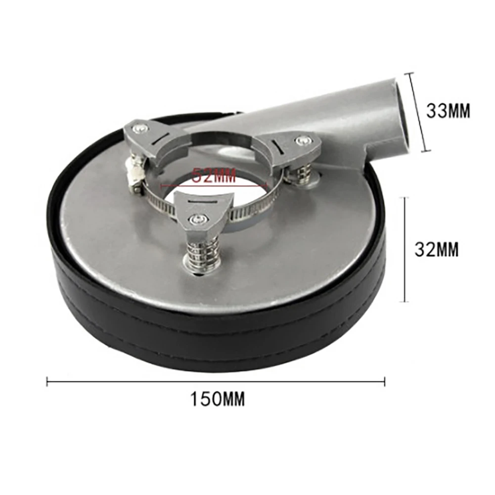 1PC 5" Angle Grinder Dust Cover Dry Grinding Machine Dust Shroud Hand Grinder Power Engineering Construction Machine Accessories