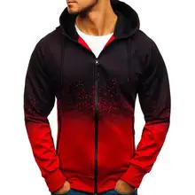 

Coat Stylish Zipper Closure Long Sleeve Loose Sweatshirt Warm Casual Hoodie Hooded for Daily Wear