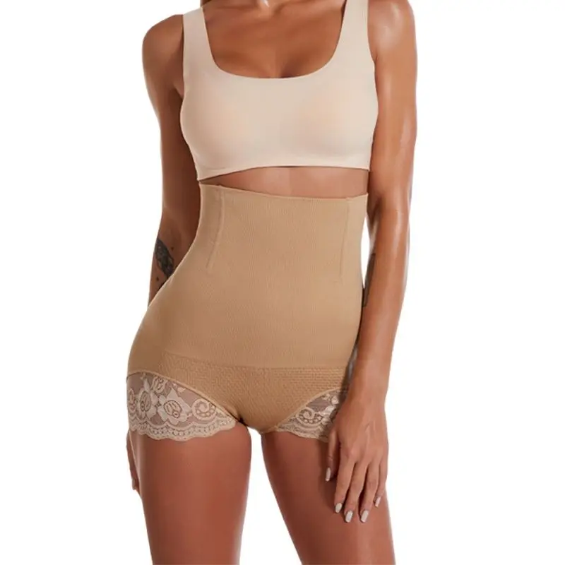 

Abdominal pants beauty body high waist exposed buttock lace hip lifting underwear female postpartum abdominal girdle triangular