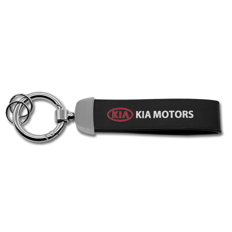 Автомобильный брелок кожаный держатель для ключей для KIA ceed cerato sorento sportage 2011 optima rio 3 rio 4 брелок для ключей из сплава