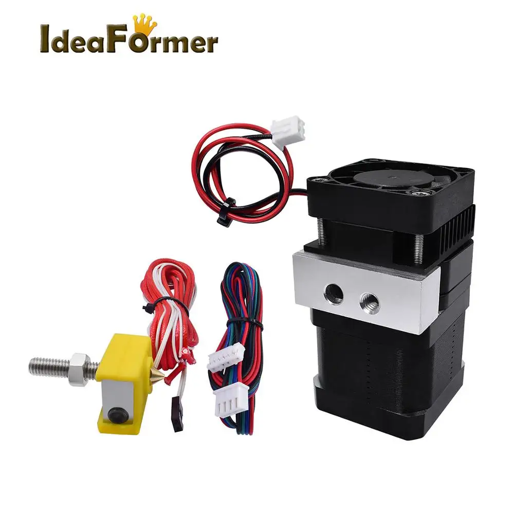 3d принтер MK8 обновление Makerbot экструдер Hotend с шаговым двигателем 0 4 мм Насадка 1 75/3