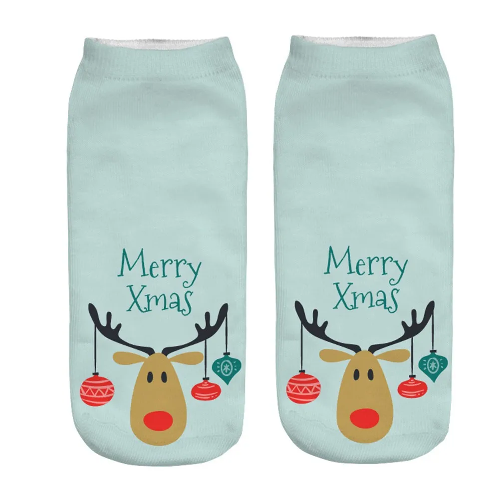 

Christmas Socks Women Socks Funny Cute Cartoon Ankle Short Meias Calcetines Mujer Skarpetki Damskie Sokken Calzini Donna OY51*