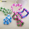 DIY Wacky Tracks Snake puzzle Fidget Toys Snap and Click Puzzles Figet New Sensory ADHD Toys for Stress Relief Kids Party favors 1