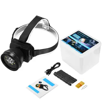 

Portable 1920*1080P LED Headlamp Flashlight Webcam USB Rechargeable Camping Head lamp Fishing Camera Set