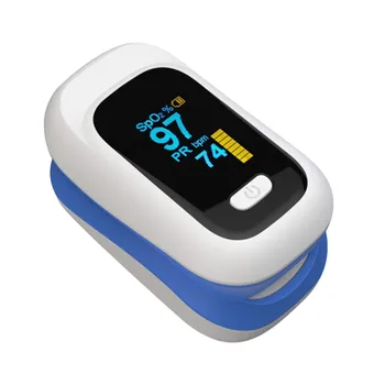 

Finger-clamp Pulse Oximeter Oxygen Saturation Monitor with Color OLED Screen Display O2 Saturation Monitor for Household Use