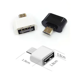 

new and high quality 2pcs Mini OTG Cable USB OTG Adapter Micro USB To USB Converter For Tablet PC Android