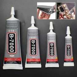 Colle adhésive Super polyvalente B7000, 15ml – 110ml, transparente, universelle, pour bricolage, écran LCD, cadre de téléphone, bijoux en verre 