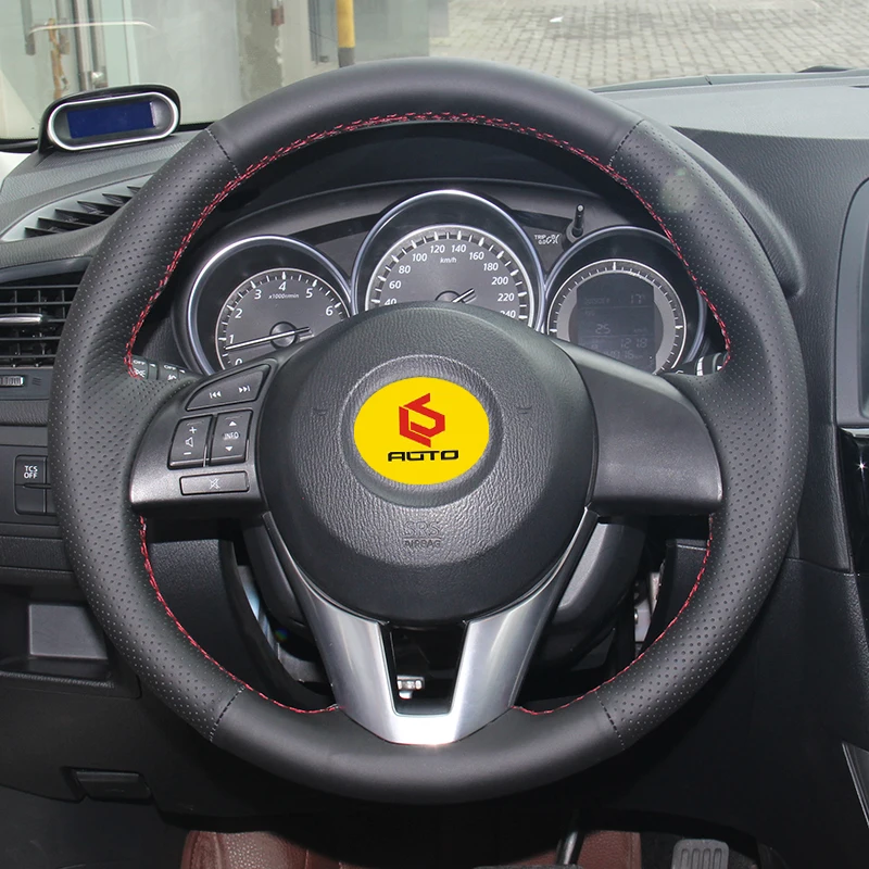 Оплетка на рулевое колесо для Mazda CX 5 CX5 Atenza новинка 2014 года 3 2016 автомобильная
