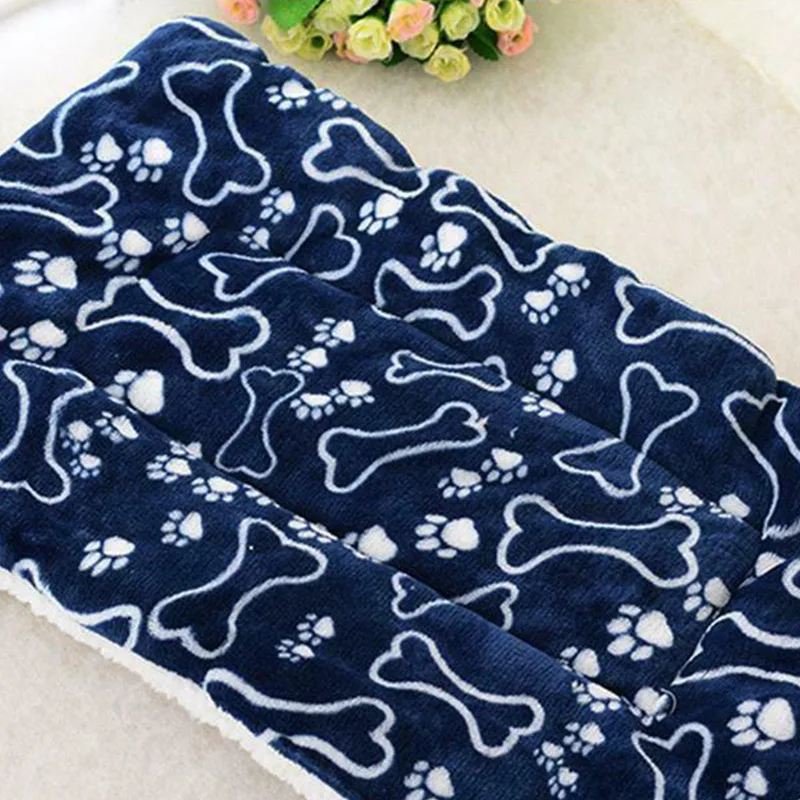 House Pet Sleeping Soft Warm Kennel Dog Mat Blanket Large Pet Dog Cat Washable Bed Puppy Cushion Mattress Kennel Crate Mat