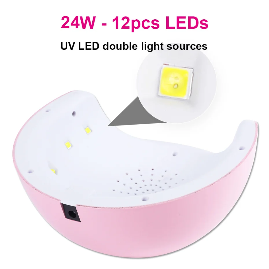 УФ лампа для маникюра светодиодный светильник сушки ногтей солнцезащитный