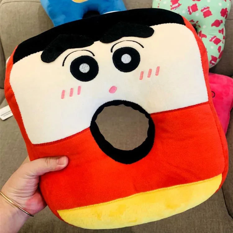 Оранжевый Мультяшный карандаш Shin-chan 35 см мягкие набивные плюшевые игрушки Игрушка ворс Подушка День рождения Рождественский подарок#2647 - Цвет: Оранжевый