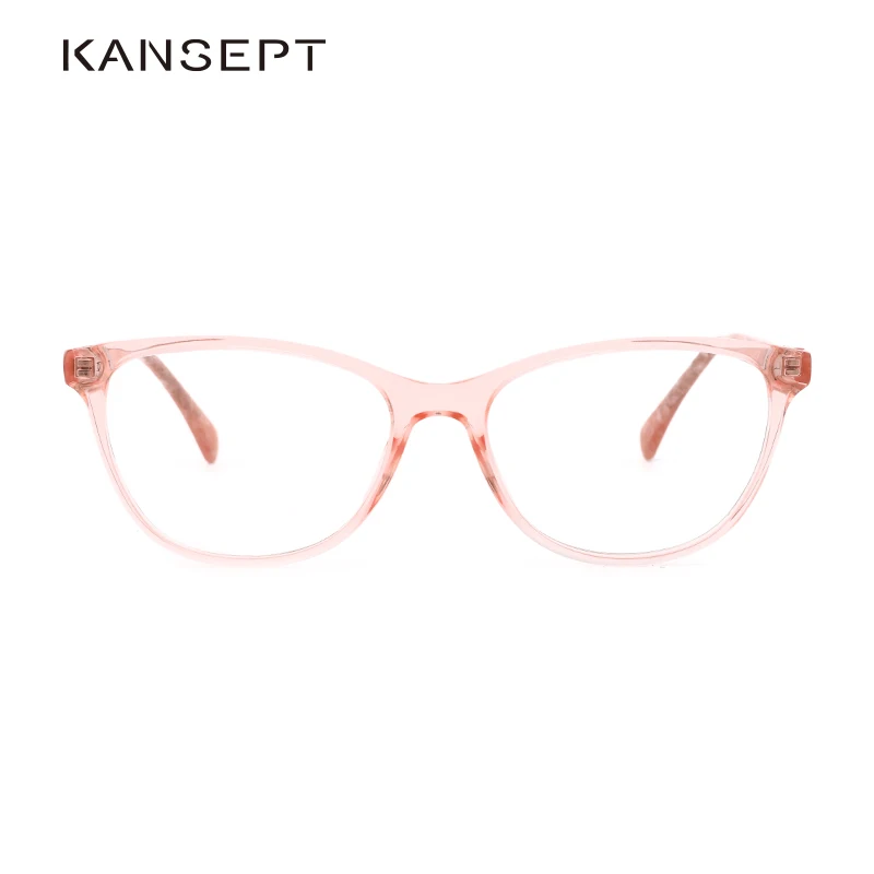 

Оправа для женских очков kanseven, прозрачные очки конфетного цвета по рецепту, оптические оправы, ацетатные очки для близорукости # LS8055