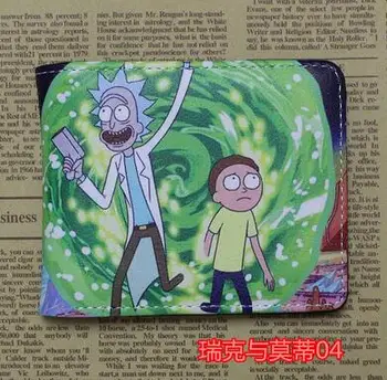 

Blue morty Fashion Anime PU Wallet Money Bag Wallets Coins Pocket Casual Purses Card Unisex Gifts New Rick