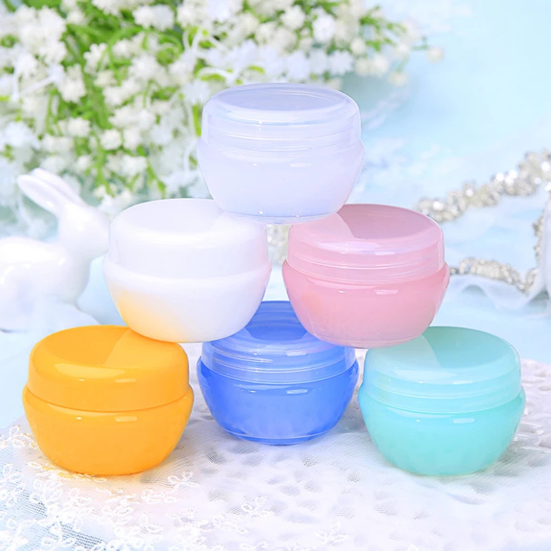 

5g/10g/20g/30g Refillable Bottles Plastic Empty Makeup Jar Pot Travel Face Cream/Lotion/Cosmetic Container Travel Accessories