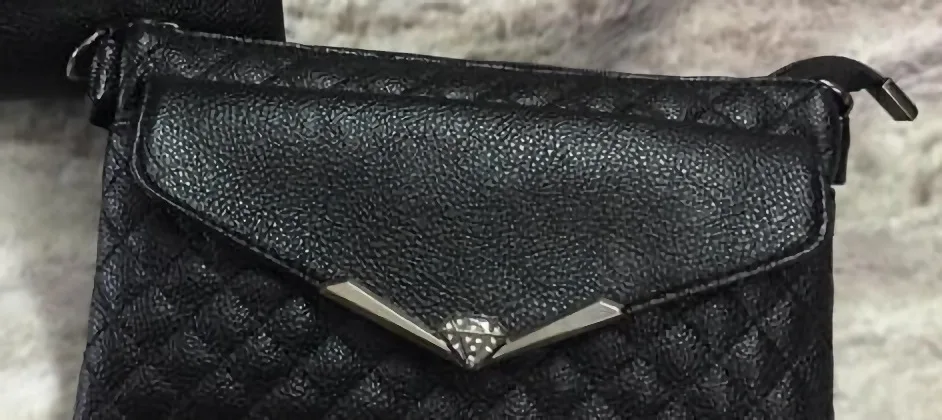 

2019 Fashion New Style Casual PU Handbag Solid Color Envelope Bag Embossed Dual Purpose Cross-body WOMEN'S Bag
