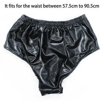 camaTech Elastic Dildo Pants Discreet Wear Silicone Anal Plug Latex Underwear With Anal Plug Strapon Penis Chastity Belt Sex Toy 3