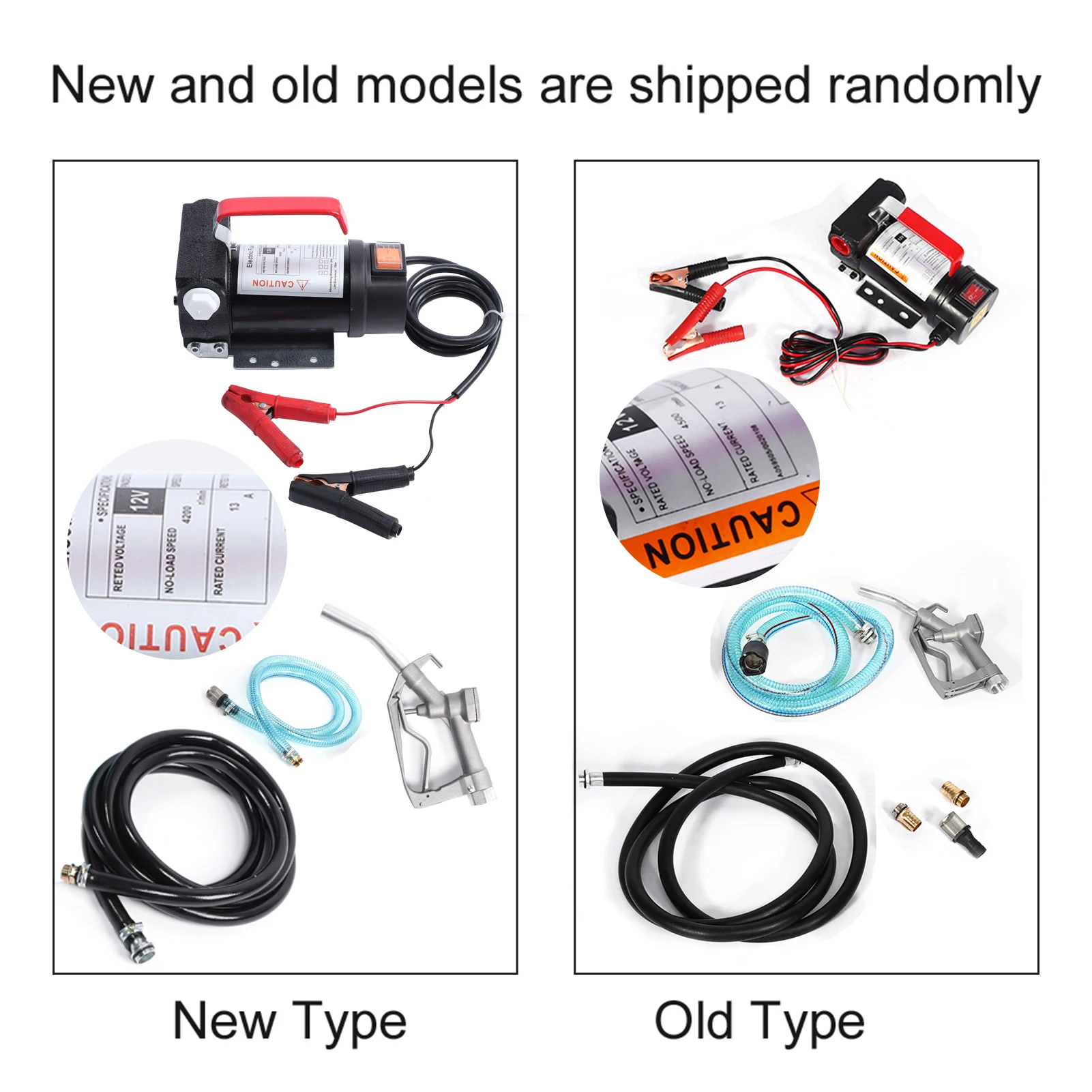 Зарубежный новый насос для перекачки топлива 12 В электрический дизельный