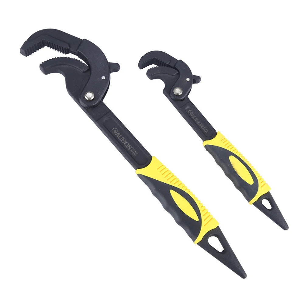 Pipe Adjustable Wrench Universal Key Open End Multi Function Tool Carbon Steel Monkey Spanner Plumber Hand Tools 14-30MM 30-60MM