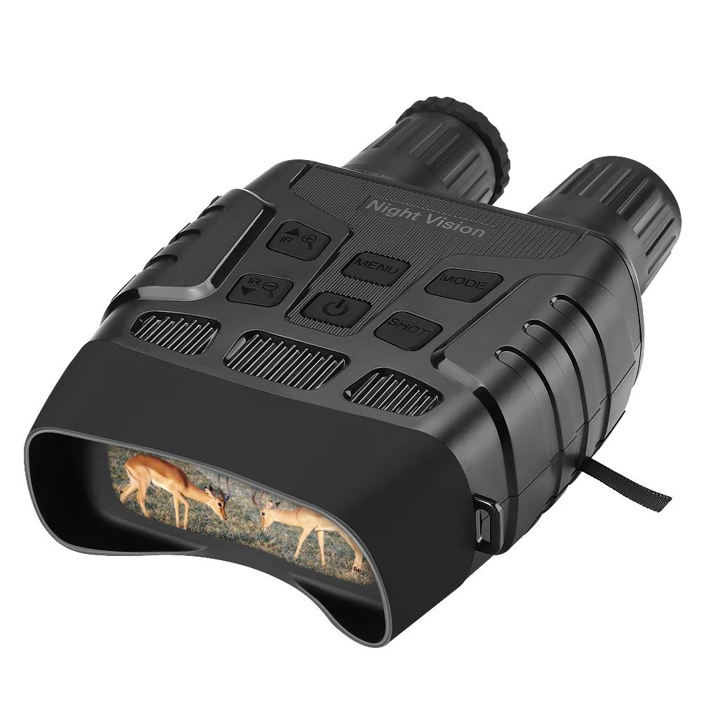 

300 Yards Digital IR Night Vision Device Binoculars Telescope Zoom Optics with 2.3' Screen Photos Video Recording Hunting Camera