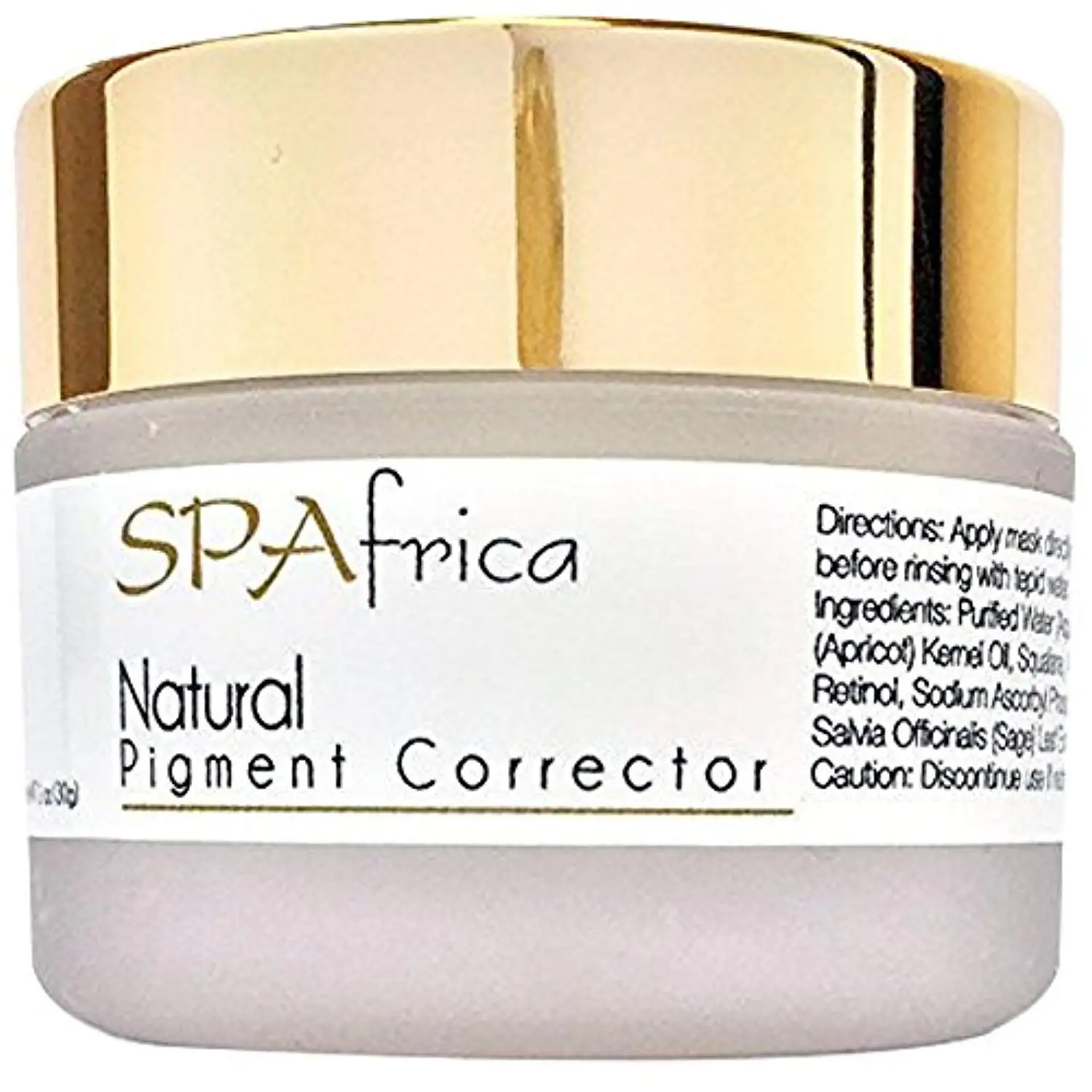 

SPAfrica Natural Skincare - Natural Pigment Corrector Mask. Jojoba Oil & Hyaluronic Acid | Dark Spots & Discolorations 30g