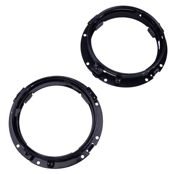 

7'' LED Round Headlight Headlamp Mounting Ring Bracket Car Iron Fit for Jeep CJ-7 Wrangler Land Rover 3156351 8-9750MR