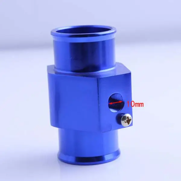 28mm Water Temperature Sensor Adaptor Gauge Radiator Hose Adaptor Blue