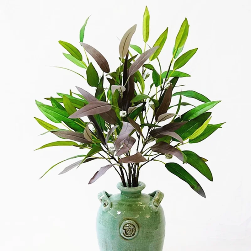 1 шт. искусственных пальмовых листьев зеленые растения Флорес Главная Свадебные