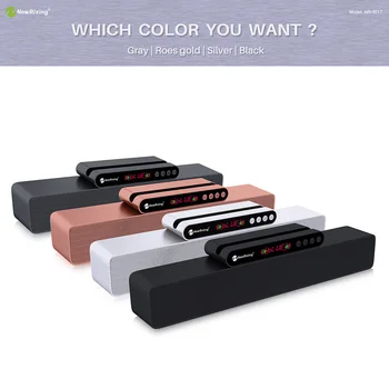 

Home Wireless Bluetooth Speaker 10W Portable Soundbar with FM Radio Phone Holder LED Display Bass Subwoofer Support TF Card