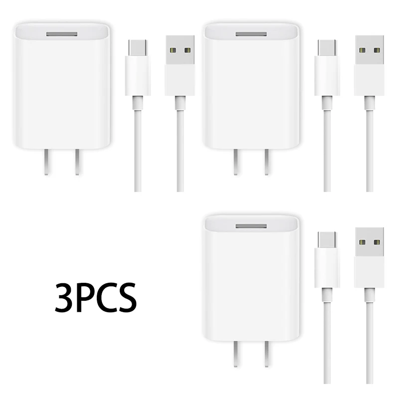 ZMI QC 3,0 Быстрая зарядка USB адаптер питания дорожная вилка настенное зарядное устройство с кабелем типа C - Тип штекера: 3PCS add EU Plug
