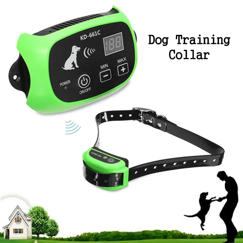 

Wireless Electric Dog Pet Fence Waterproof Ultrasonic Training Collars Containment System Transmitter Collar Anti Bark Collar