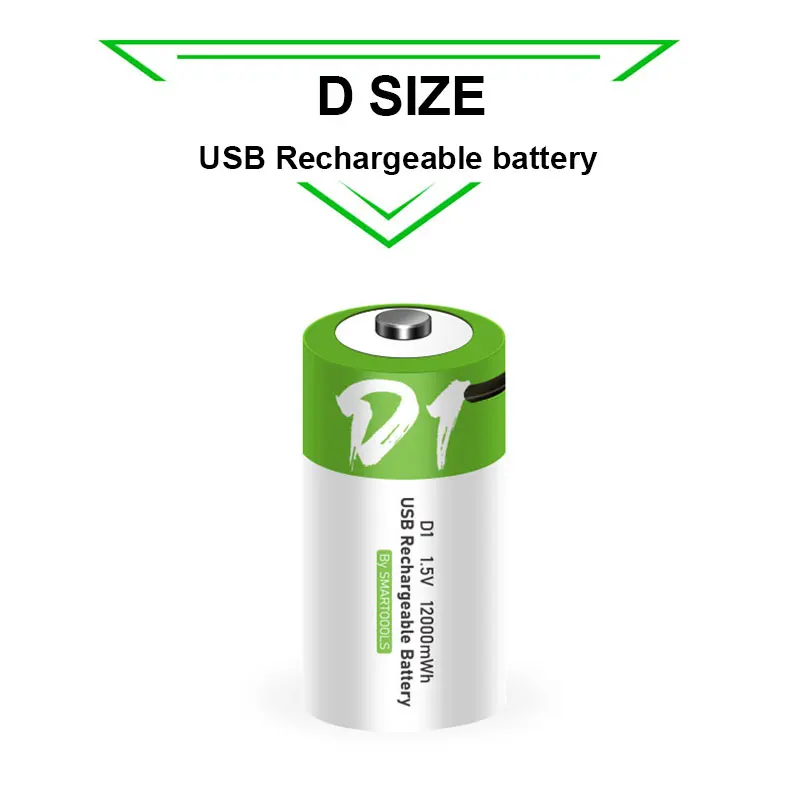 Rechargeable-Battery Gas-Stove Water-Heater Usb-Charging Li-Ion-Batteries Lithium Size-12000mwh