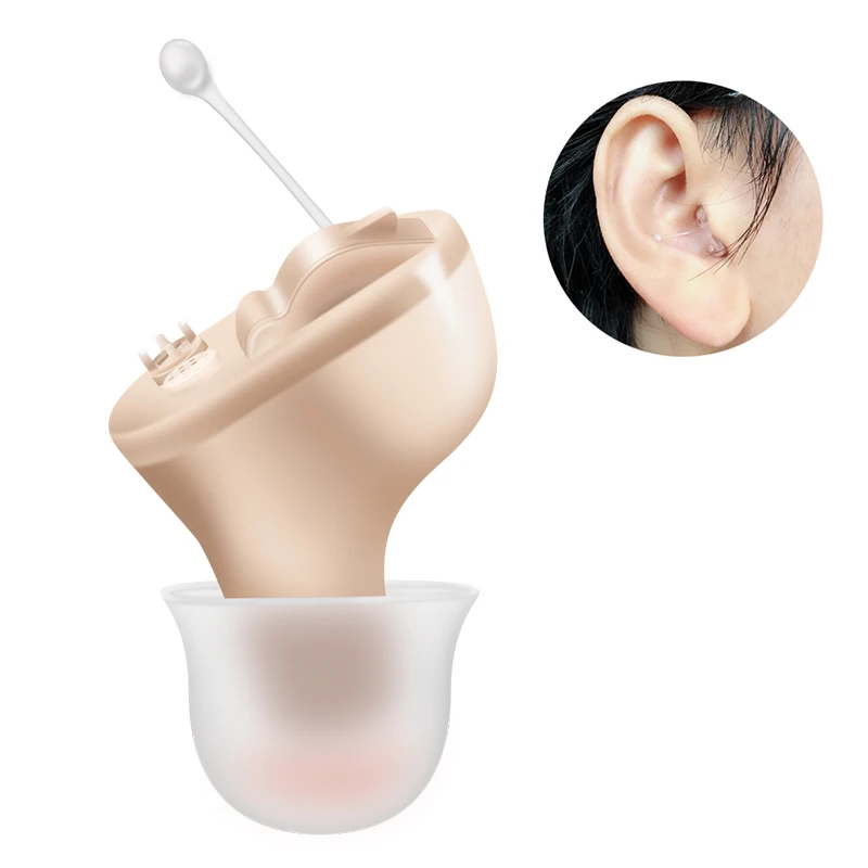 J01 аналоговый слуховой аппарат лучшего качества мини CIC модный компактный