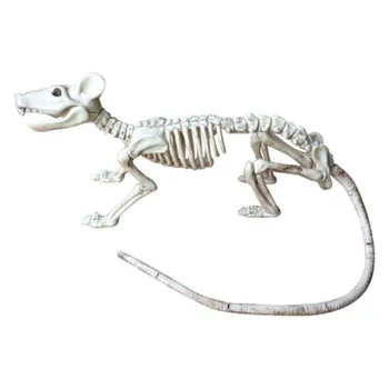 

Nice Skeleton Rat 100% Plastic Animal Skeleton Bones for Horror Halloween Decoration
