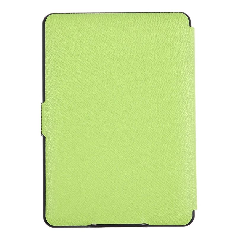 Магнитный чехол из искусственной кожи тонкий для Amazon Kindle Paperwhite(Крест шаблон, фиолетовый