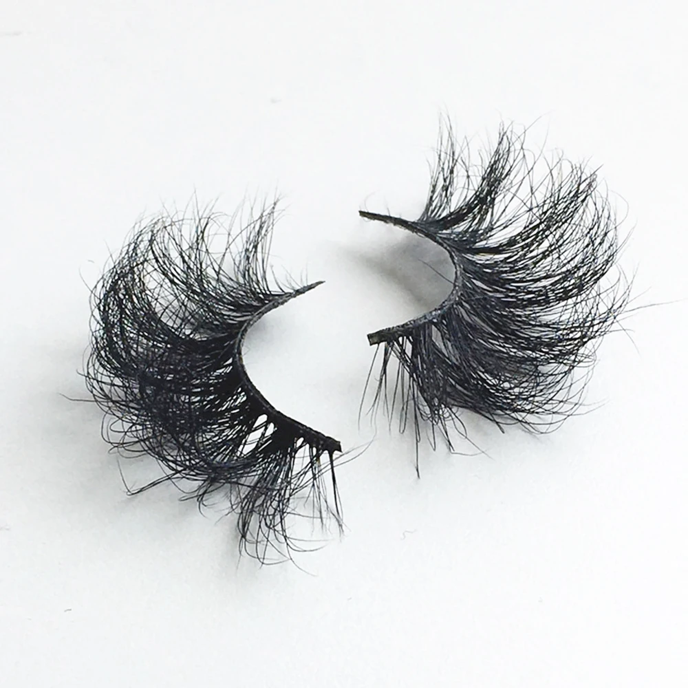 maquiagem long 25mm lashes 3D Mink Eyelashes Natural Makeup False Lashes Criss-cross Wispies Fluffy Eyelashes Extension