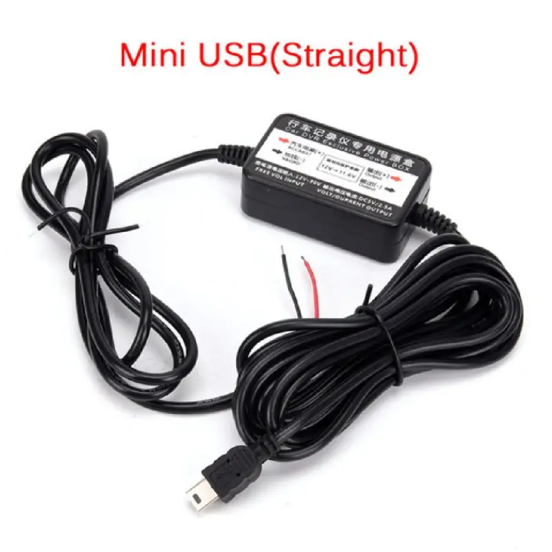 Темно-серый Мини USB Hardwire автомобильное зарядное устройство инвертор преобразователь напряжения для телефона планшета - Цвет: Темно-серый
