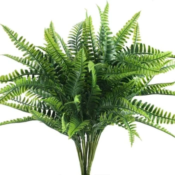

Artificial Plant Fern Shrub Plant Shrub for Outdoor Garden Office Balcony Wedding Decoration / 10 Bunches