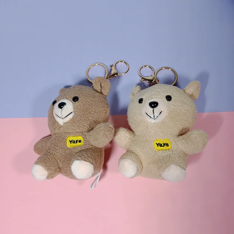 Yaya bear stuffed toys doll, 11CM Stuffed Plush TOY DOLL with keyring birthday gift, wedding gift, Christmas gift (4)