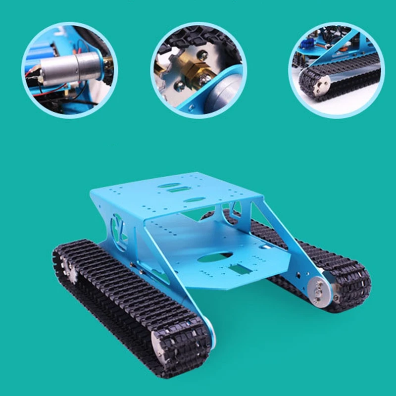 Робот автомобильный Танк комплект для Arduino программируемый умный Танк шасси робот автомобиль, умное обучение и стволовые детские развивающие игрушки Super R