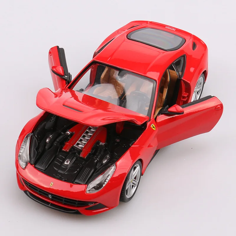 1:24 Высокая литая модель машины Модель Ferrari F12 TDF Модель автомобиля игрушки для детей Подарки