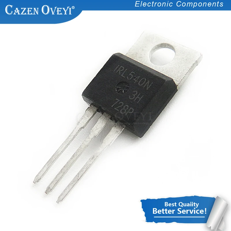 10pcs/lot IRL540NPBF IRL540N IRL540 TO-220 In Stock | Электронные компоненты и принадлежности