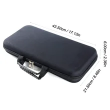 Жесткая оболочка EVA Рыболовная Сумка 43,5*21,5*6 см Губка Противоударная Удочка аксессуары для катушек переносной чехол для хранения ящик для инструментов