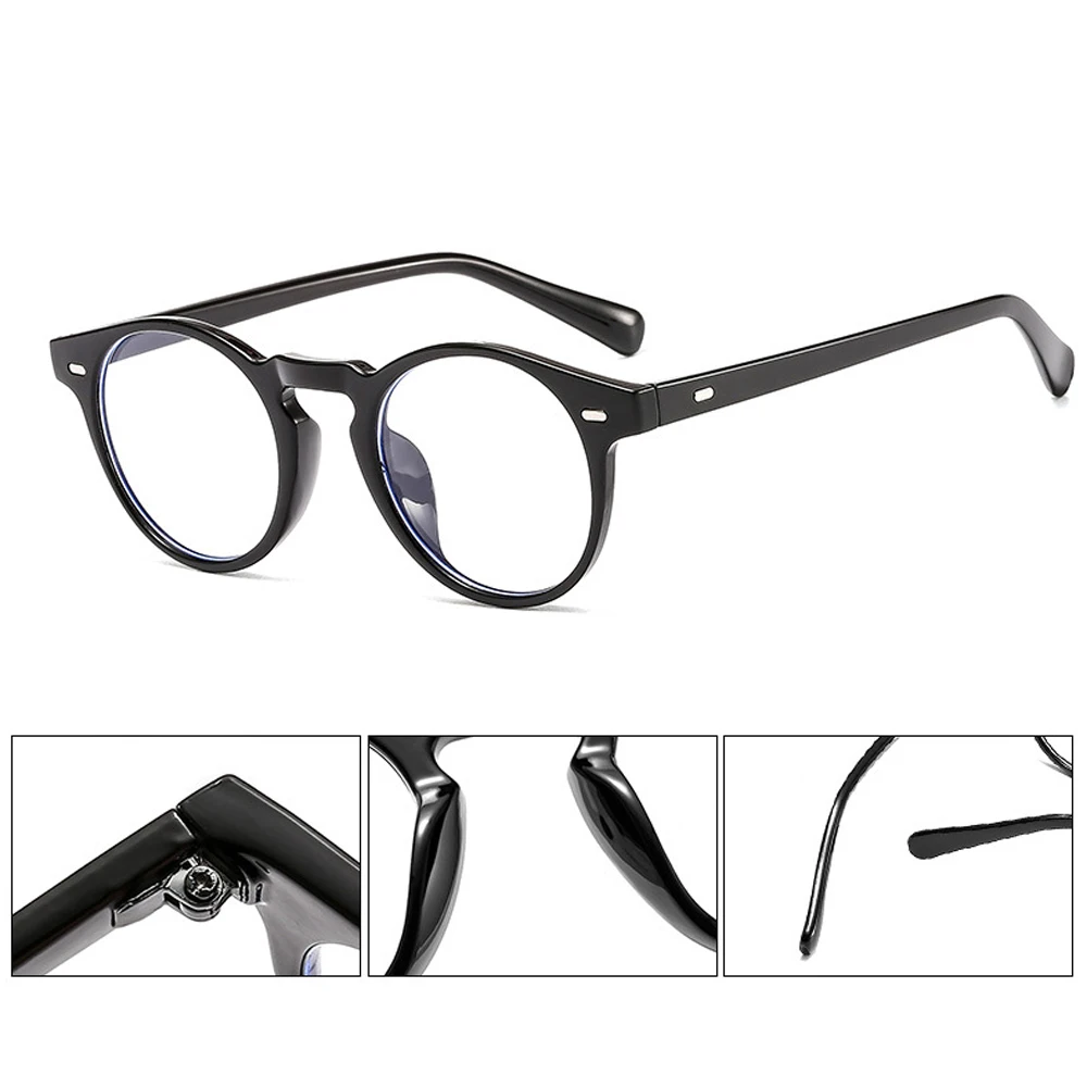 VIVIBEE Small Size Blue Light Filter Glasses Men Leopard Square Frame Gaming UV400 Blue Ray Blocking Computer Women Eyeglasses — view 2